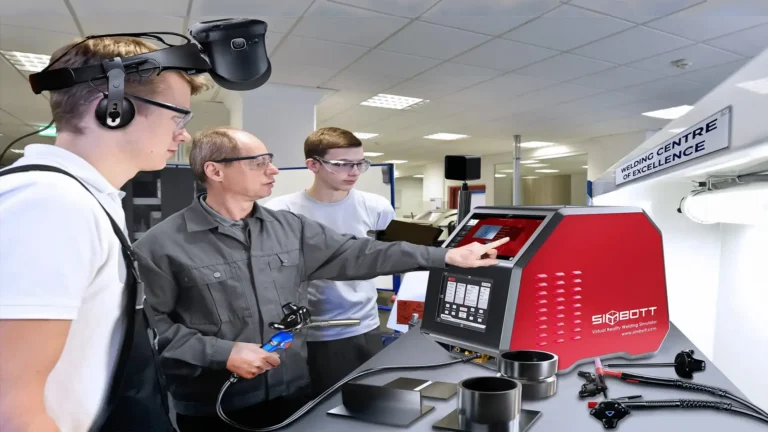 Welding simulation training vr to students